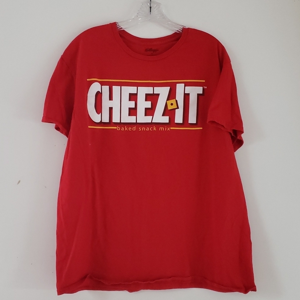 CHEEZ-IT LOGO T-SHIRT RED by Kelloggs, Size XL